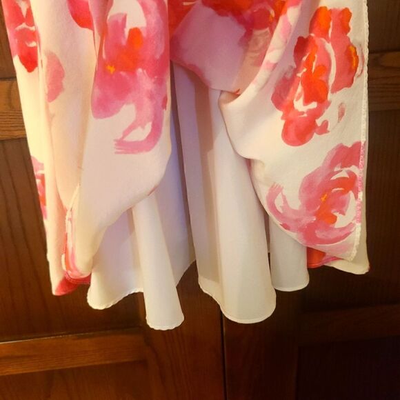 Amanda Uprichard Dress Silk Floral Chelsea Dress Size Medium - Picture 4 of 8